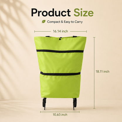 RollTote™ 2-in-1 Rolling Shopping Bag