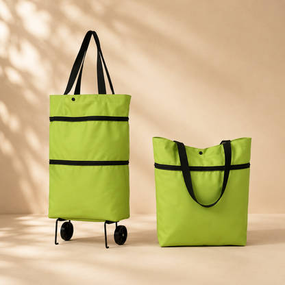 RollTote™ 2-in-1 Rolling Shopping Bag