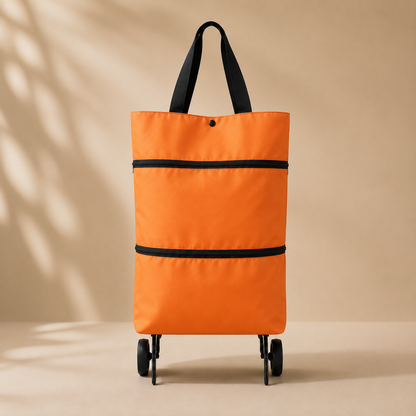 RollTote™ 2-in-1 Rolling Shopping Bag