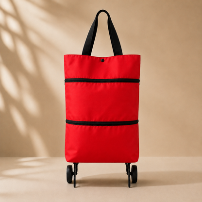 RollTote™ 2-in-1 Rolling Shopping Bag
