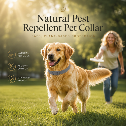 PawShield™ Natural Pest Repellent Collar