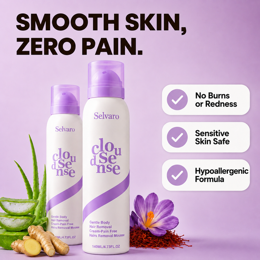 Selvaro™ Pain-Free Hair Removal Foam